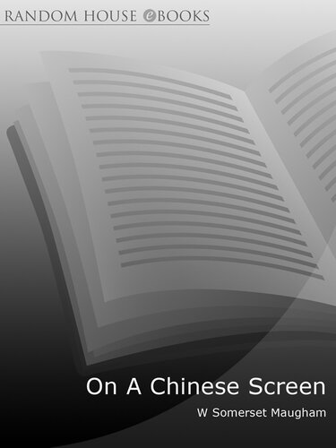 On A Chinese Screen