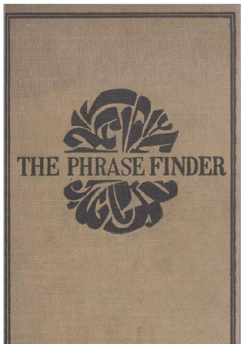 Phrase Finder; Three volumes-Name-word finder, Metaphor finder, Sophisticated synonyms