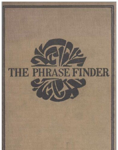 Phrase Finder. Name-word finder, Metaphor finder, Sophisticated synonyms