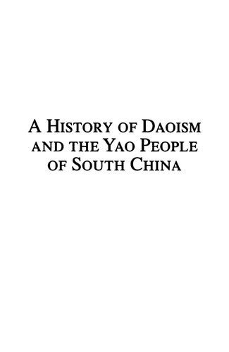 A History of Daoism and the Yao People of South China