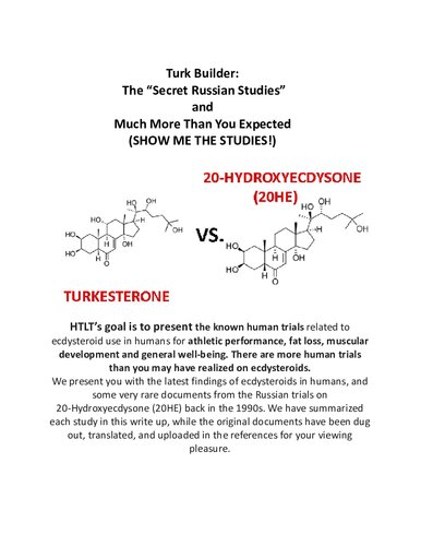 The Case for Ecdysteroids