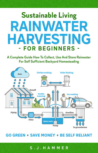 Sustainable Living: Rainwater Harvesting For Beginners: A Complete Guide How To Collect, Use And Store Rainwater For Self-Sufficient Backyard Homesteading