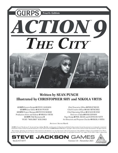 GURPS 4th edition. Action 9: The City