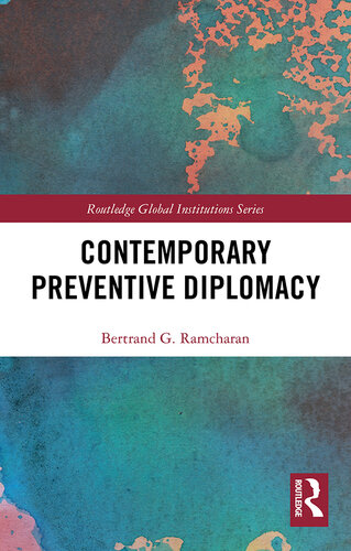 Contemporary Preventive Diplomacy