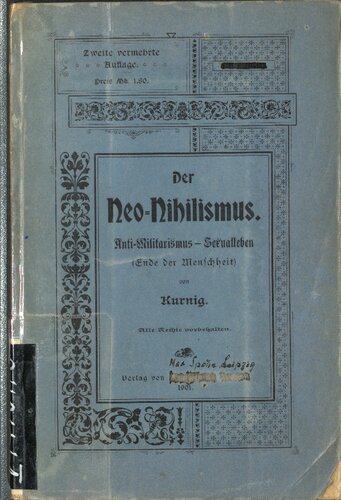 Der Neo-Nihilismus