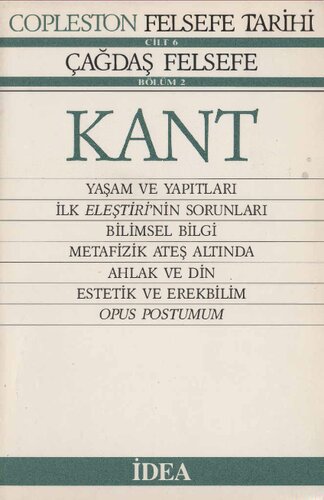 Copleston Felsefe Tarihi:Kant