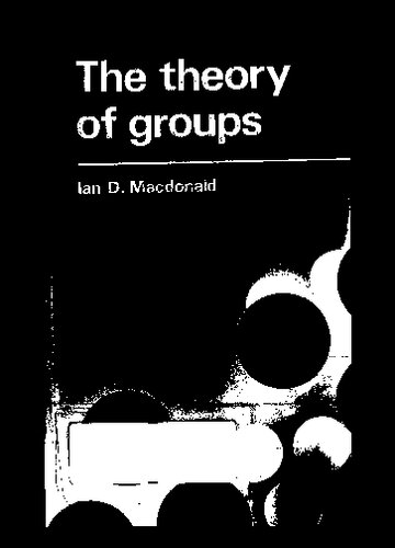 The theory of groups [bad scan]