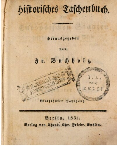 Begebenheiten des Jahres 1828