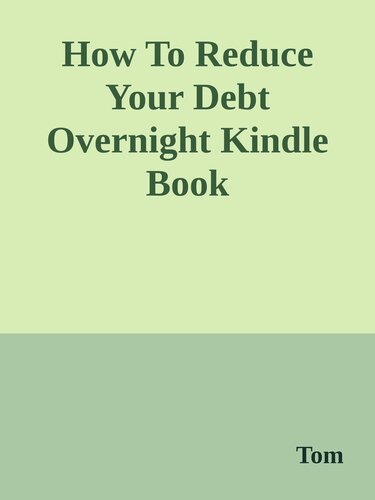 How to Reduce Your Debt Overnight: A Simple Solution to Eliminate Credit Card and Consumer Debt