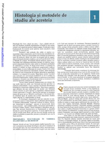 Histologie - tratat & atlas