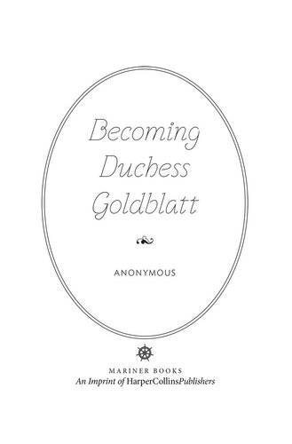 Becoming Duchess Goldblatt