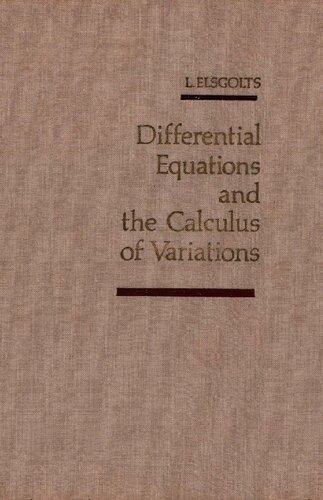 Differential Equations and the Calculus of Variations