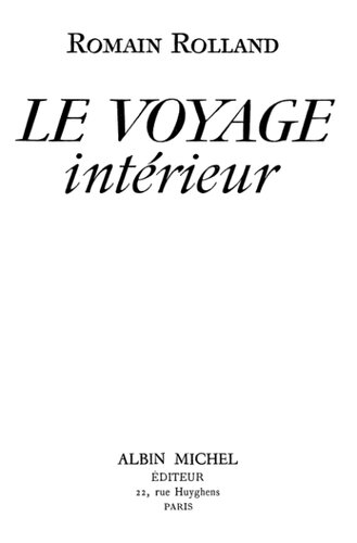 Le voyage intérieur