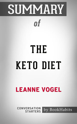 The Keto Diet--by Leanne Vogel | Conversation Starters