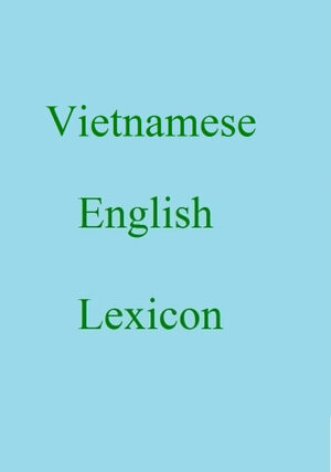 Vietnamese english lexicon