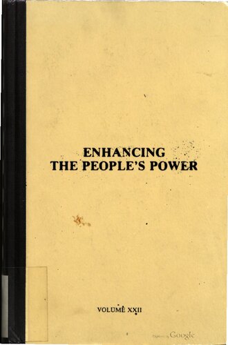 Enhancing the People’s Power