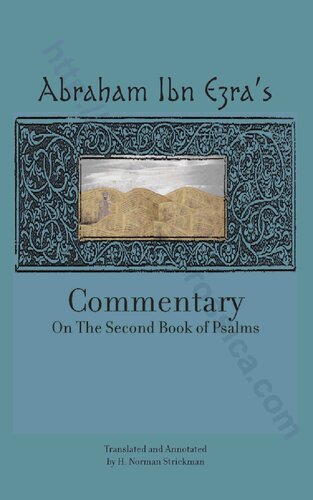 Rabbi Abraham Ibn Ezra's Commentary on the Book of Psalms