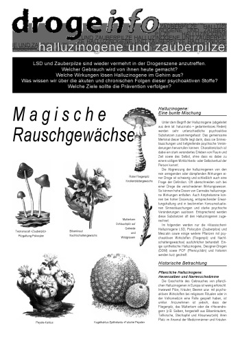 Drogen Info -  Halluzinogene und Zauberpilze (11)2002