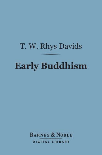 Early Buddhism