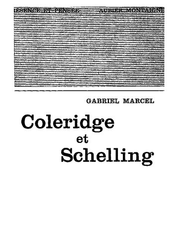 Coleridge et Schelling