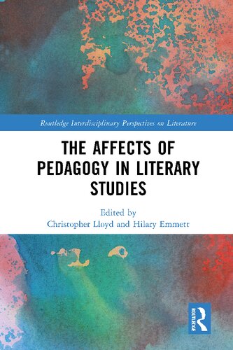 The Affects of Pedagogy in Literary Studies