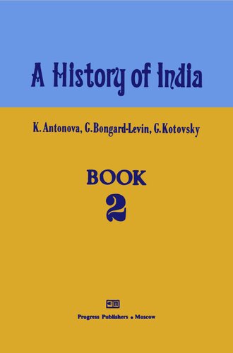 A History of India Volume II: Medieval to Modern Times