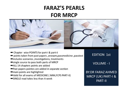 FARAZ’S PEARLS FOR MRCP