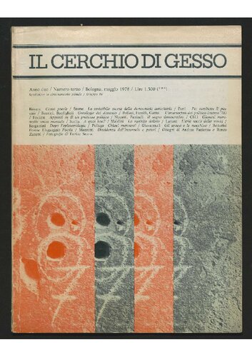 Il cerchio di gesso. Anno due/numero terzo (maggio 1978)