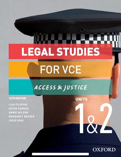 Legal Studies for VCE, Access & Justice: Units 1 & 2