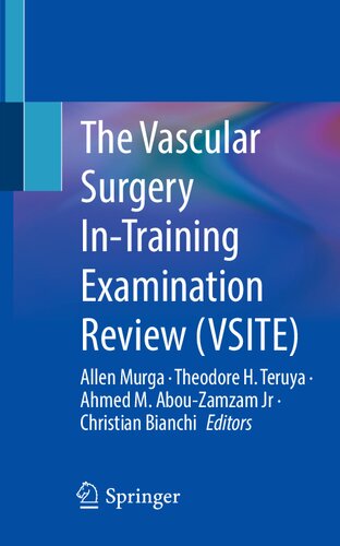 The Vascular Surgery In-Training Examination Review (VSITE)