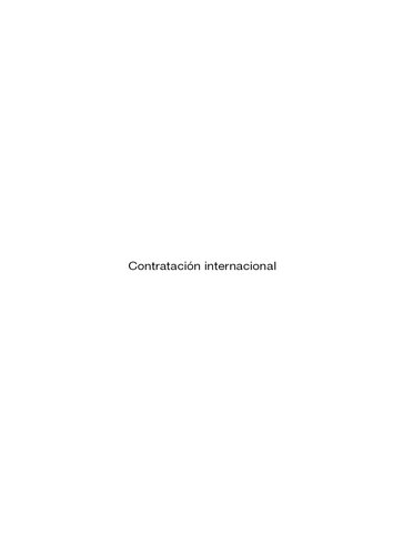Contratación Internacional