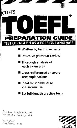 TOEFL. Preparation guide