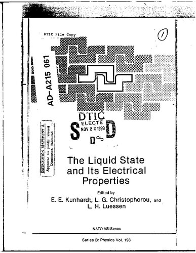 The Liquid State and Its Electrical Properties