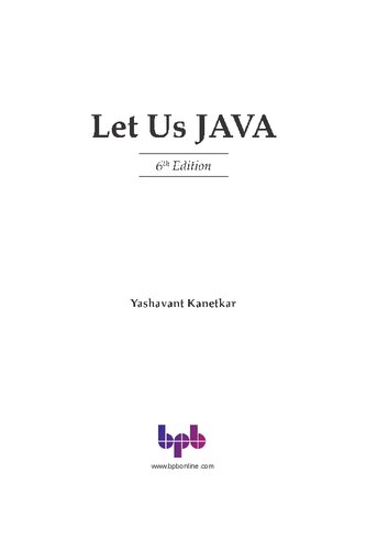Let Us Java - 6th Edition
