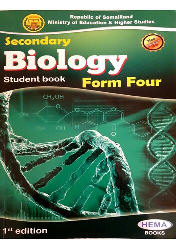 Secondary Biology. Student book. Form Four