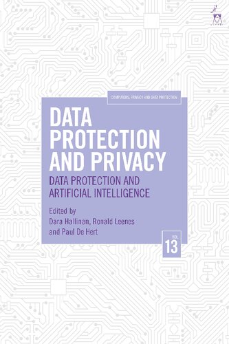 Data Protection and Privacy: Data Protection and Artificial Intelligence