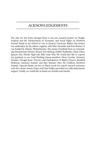 Human Rights and Public Finance: Budgets and the Promotion of Economic and Social Rights