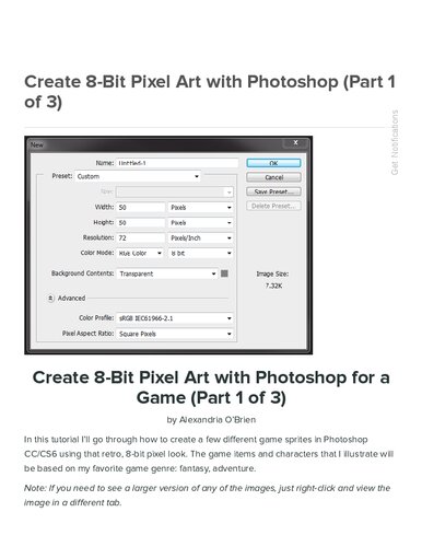 8 Bit Pixel Art with Photoshop