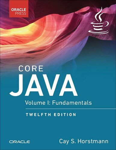 CORe JaVa Volume 1 Fundamental volume 2 twelfth edition