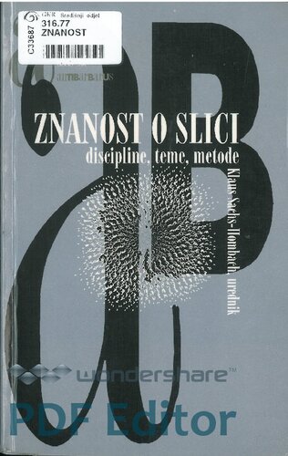 Znanost o slici : discipline, teme, metode