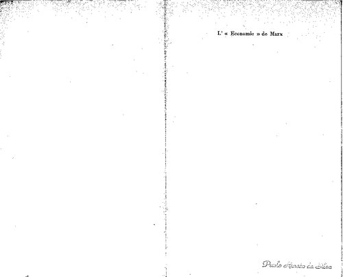 L'economie de Marx, histoire d'un échec