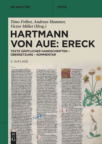 Hartmann von Aue: Ereck: Texte sämtlicher Handschriften – Übersetzung – Kommentar