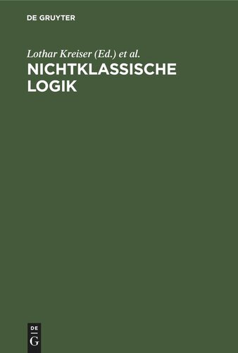 Nichtklassische Logik: Eine Einführung