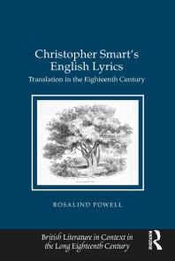 Christopher Smart's English Lyrics : Translation in the Eighteenth Century