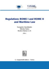 Regulations ROME I and ROME II and Maritime Law