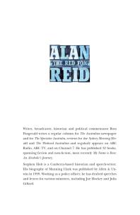 Alan 'The Red Fox' Reid : Pressman Par Excellence : Pressman Par Excellence