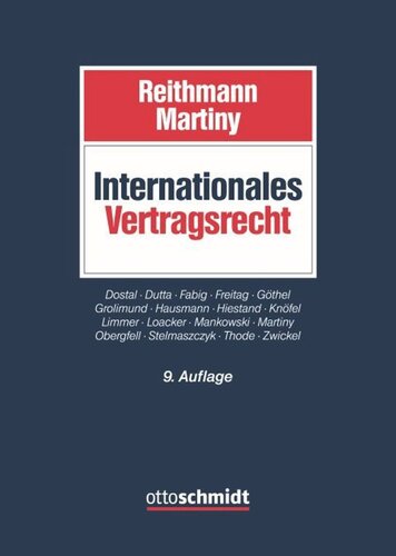 Internationales Vertragsrecht