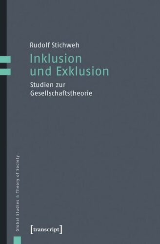 Inklusion und Exklusion: Studien zur Gesellschaftstheorie