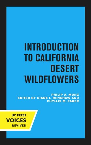 Introduction to California Desert Wildflowers