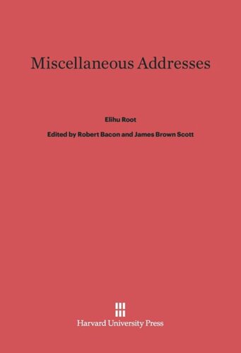 Miscellaneous Addresses